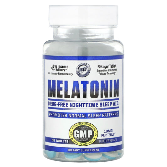 Hi Tech Pharmaceuticals
Melatonin, 10 mg, 60 Tablets