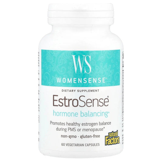 Natural Factors
WomenSense®, EstroSense®, Hormone Balancing, 60 Vegetarian Capsules