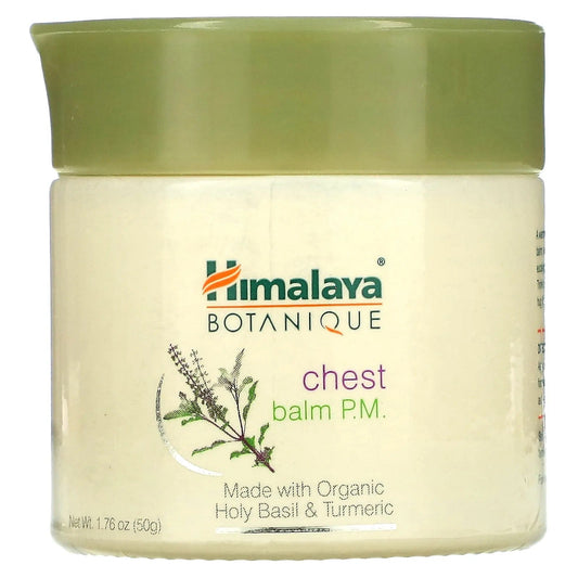 Himalaya
Botanique, Chest Balm P.M., 1.76 oz (50 g)