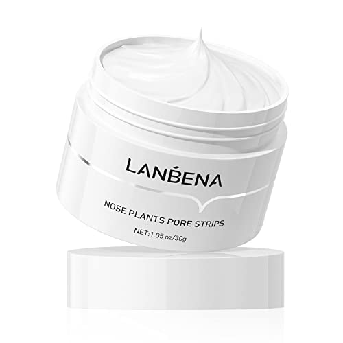 LANBENA Blackhead Mask, Nose Plants Pore Strips Blackhead Remover Mask Peel off Mask Facial Pore Cleanser Purifying Face Mask Nose strips(30g)