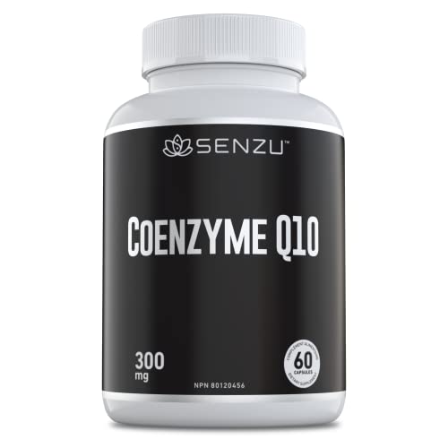 New! Coenzyme Q10 300mg High Potency Ubiquinone with Vitamin E & Black Pepper - Antioxidant for Heart Health and Cellular Energy Production - 2 Month Supply - 60 Count | Made in Canada