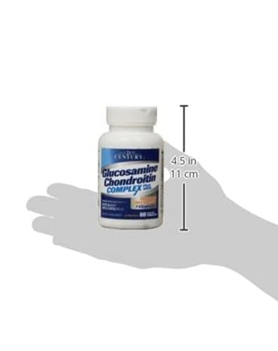 Pre-Order | Arrives in 5–10 Days – 21st Century Glucosamine Chondroitin Complex Plus MSM Advanced Triple Strength Plus D Tablets, 80 Count (27707)