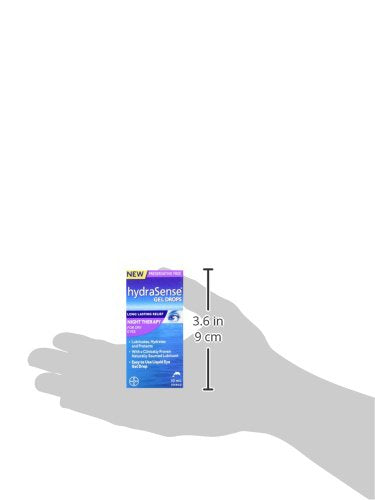 hydraSense Night Therapy Eye Drops, For Dry Eyes, Fast and Long-Lasting Relief, Preservative Free, Naturally Sourced Lubricant, 10 mL