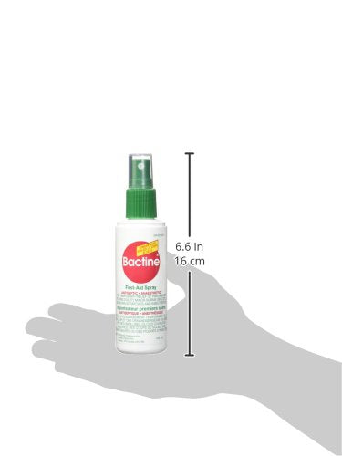 Pre-Order | Arrives in 5–10 Days – Bactine First Aid Spray for Pain Relief and Itch Relief, Antiseptic, Anesthetic and No Sting Formula, 105 ml