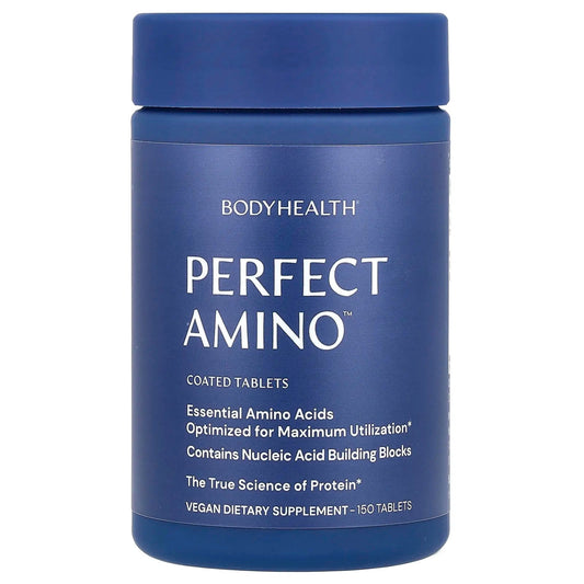 Pre-Order | Arrives in 5–10 Days – BodyHealth
Perfect Amino™, 150 Coated Tablets