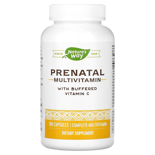 Nature's Way
Prenatal Multivitamin with Buffered Vitamin C , 180 Capsules