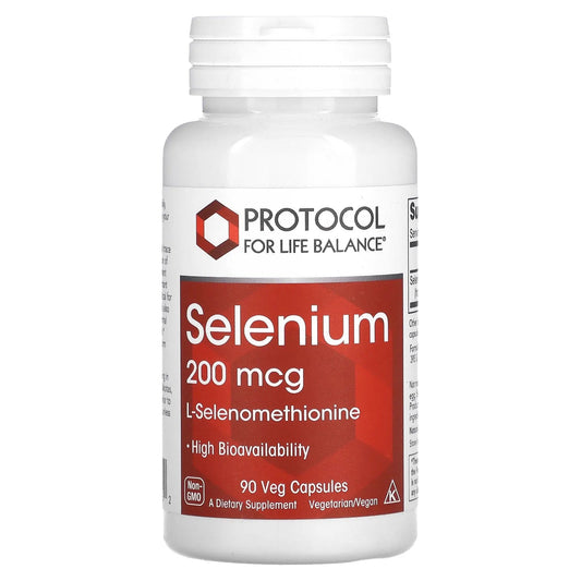 Protocol for Life Balance
Selenium, 200 mcg, 90 Veg Capsules
