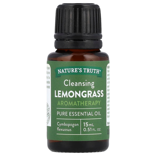 Nature's Truth
Pure Essential Oil, Cleansing Lemongrass, 0.51 fl oz (15 ml)