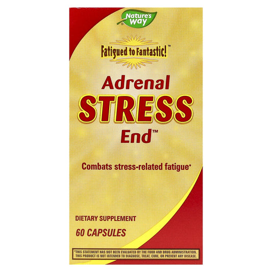 Nature's Way
Fatigued to Fantastic!™, Adrenal Stress End™, 60 Capsules