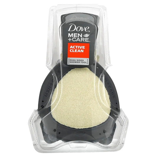 Pre-Order | Arrives in 5–10 Days – Dove
Men + Care, Active Clean, Dual Sided Shower Tool, 1 Sponge