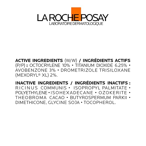 La Roche-Posay Sunscreen STICK For Face, Nose, Ears, Lips, Body, Scalp & All Sensitive Areas | Anthelios Targeted Protection Stick SPF 60 Broad Spectrum, Water Resistant, Fragrance Free, Travel Size, Dermatologist Recommended, 9G