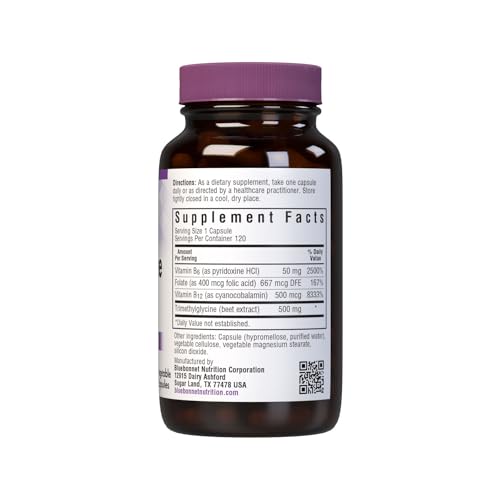 Pre-Order | Arrives in 5–10 Days – BlueBonnet Homocysteine Formula Supplement, 120 Count