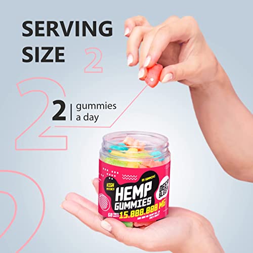 Hеmp Gummies for Deep and Healthy Bеdtime - Ensure the Peace of Body - Assorted Fruit Flavors - Hеmp Oil Infused Gummy Vitamins - Made in USA