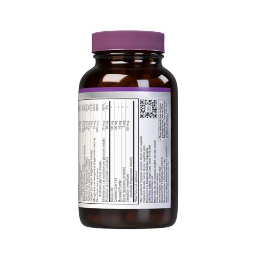 Bluebonnet Nutrition High Potency Chelated Multiminerals (Iron-Free), Albion Chelated Minerals, Soy-Free, Gluten-Free, Non-GMO, Kosher Certified, Dairy-Free, 120 Caplets, 40 Servings