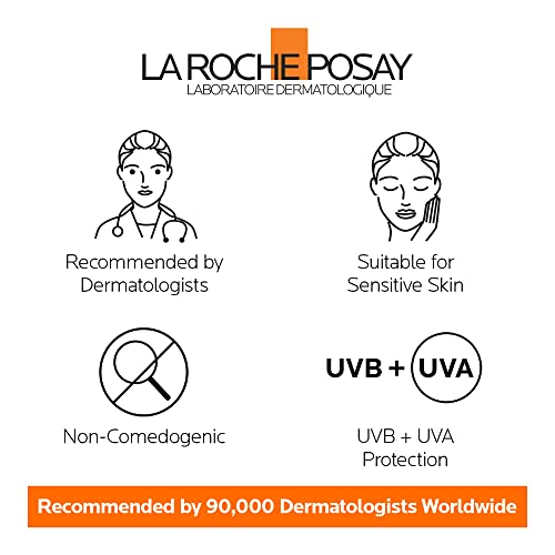 La Roche-Posay Sunscreen STICK For Face, Nose, Ears, Lips, Body, Scalp & All Sensitive Areas | Anthelios Targeted Protection Stick SPF 60 Broad Spectrum, Water Resistant, Fragrance Free, Travel Size, Dermatologist Recommended, 9G