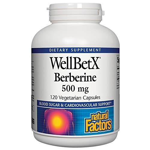 Natural Factors - WellBetX Berberine 500 mg, 120 capsules