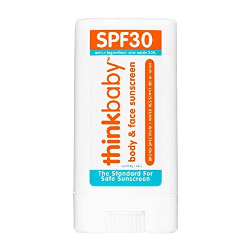 Thinkbaby Sunscreen Stick, Orange/White, 0.64 Oz