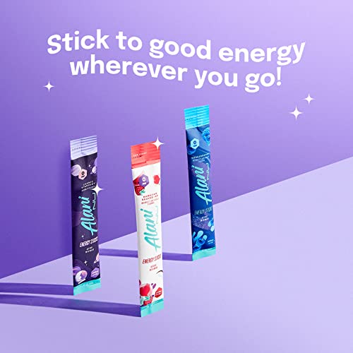 Pre-Order | Arrives in 5–10 Days – Alani Nu Energy Stick Packets, Activate with Water, 200mg Caffeine, Zero Sugar, 30mcg Biotin, Formulated with Amino Acids Like L-Theanine to Prevent Crashing, Breezeberry, 10 Sticks Per Pack