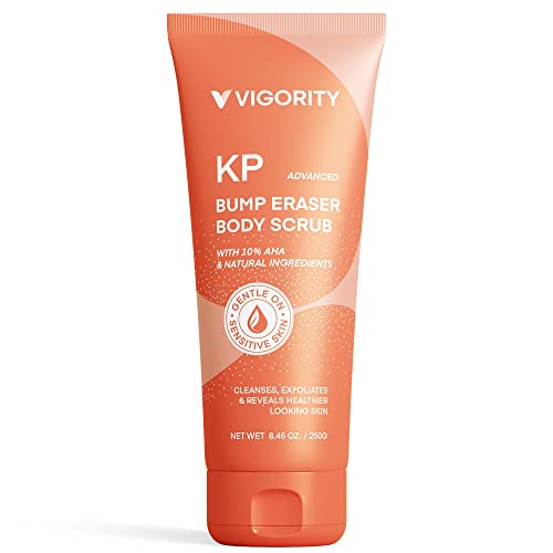 KP Bump Eraser Body Scrub, Exfoliating Body Scrub, Strawberry Legs Treatment, Exfoliating Body Wash, Body Scrubs for Women Exfoliation, Keratosis Pilaris Treatment