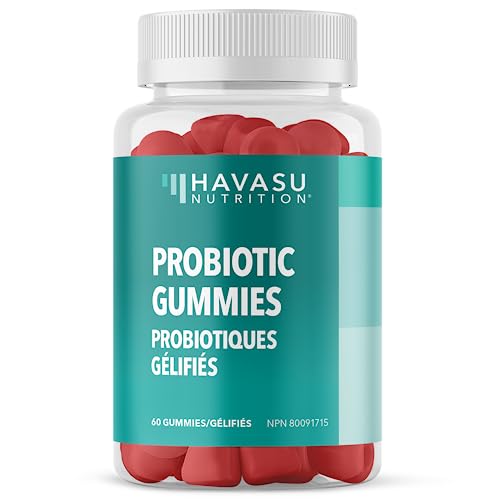 Probiotic Gummies for Adults | 1 Billion CFU Per Gummy | Shelf-Stable Bacillus Coagulans | Immunity, Gut & Gastrointestinal Health Support for Women & Men | Fruit Flavor | 60 Gummies | Gluten-Free