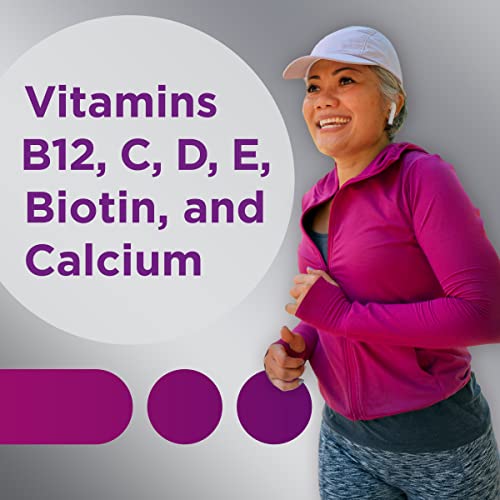 Pre-Order | Arrives in 5–10 Days – 
Centrum Women 50 Plus MultiGummies, Multivitamins/Minerals Gummies for Women 50+, Cherry, Berry, and Orange Flavours, 120 Gummies (Packaging May Vary)