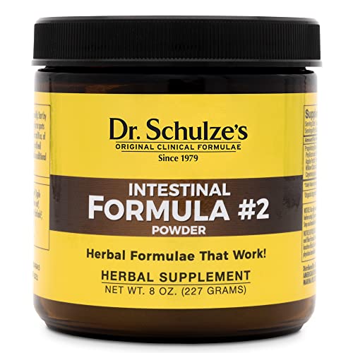 Pre-Order | Arrives in 5–10 Days – Dr. Schulze's | Intestinal Formula #2 | Herbal Colon Cleanse Formula | 8 Oz. Jar