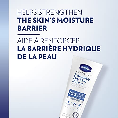 Vaseline Clinical Care Body Lotion healing moisturizing cream Extremely Dry Skin Rescue with moisturizing glycerin for 100% improvement of skin moisture 200 ml