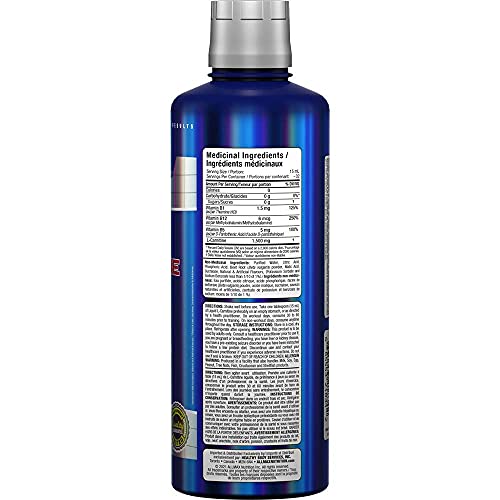 ALLMAX Nutrition - L-Carnitine Liquid + Vitamin B5 - Fruit Punch - 473 ml