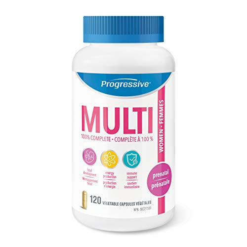 MultiVitamins Prenatal Formula - 120 Capsules | Made with Vitamins K2 and D3, Folic Acid, Whole Food Concentrates, Ginger, Cranberry, GHA and Flax Seed