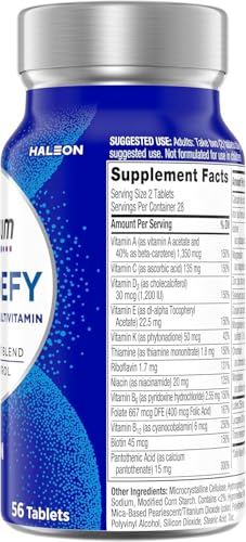 Pre-Order | Arrives in 5–10 Days – Centrum Age Defy for Men, All-in-1 High Potency Multivitamin + Healthy Aging Supplement, Multivitamin Blend with Resveratrol, and Niacin for NAD+ Level Support, Aluminium Bottle, 56 Tablets