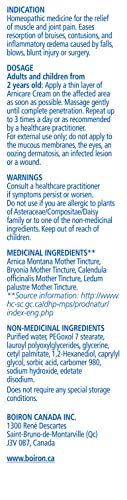 Pre-Order | Arrives in 5–10 Days – Boiron Arnicare Cream for Pain Relief, Muscle Pain and Joint Pain Relief, Swelling from injuries, Bruise & Bruising, from Natural Sourced Plants Including Arnica Montana, 70g