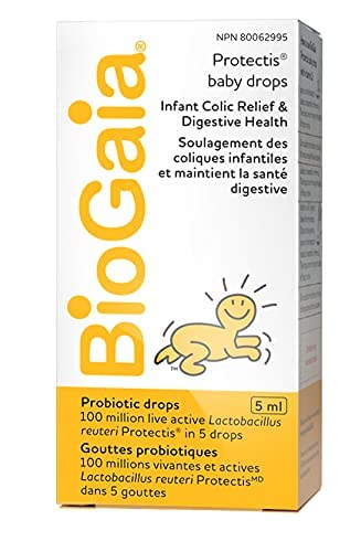 BioGaia Probiotic Baby Drops - 5mL - NEW DROPPER - for newborns, babies and toddlers