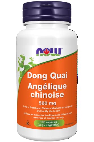 Pre-Order | Arrives in 5–10 Days – NOW Supplements Dong Quai 520mg Capsules, 100 Count