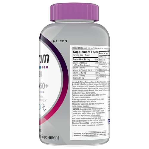 Centrum Silver Women's Multivitamin for Women 50 Plus, Multivitamin/Multimineral Supplement with Vitamin D3, B Vitamins, Non-GMO Ingredients, Supports Memory and Cognition in Older Adults - 200 Ct