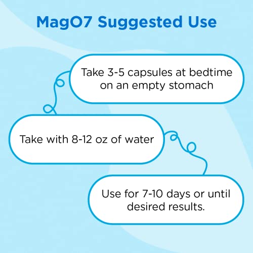 nbpure Mag O7 Oxygen Digestive System and Colon Cleanse and Detox Capsules, 90 Count
