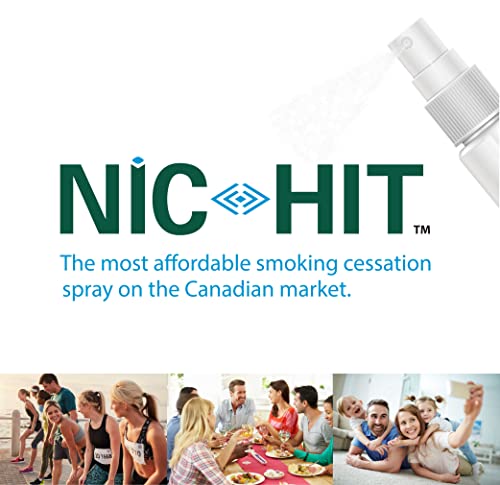 Quit Smoking Aid Nicotine Spray Nic-Hit Mint Flavor 2mg - 200 Sprays