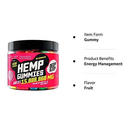 Hеmp Gummies for Deep and Healthy Bеdtime - Ensure the Peace of Body - Assorted Fruit Flavors - Hеmp Oil Infused Gummy Vitamins - Made in USA