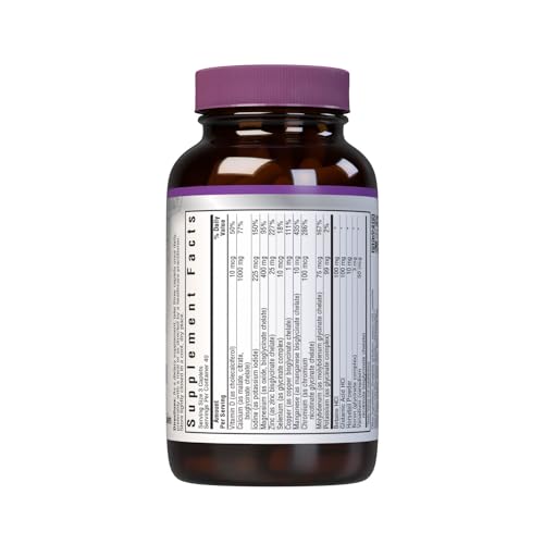 Bluebonnet Nutrition High Potency Chelated Multiminerals (Iron-Free), Albion Chelated Minerals, Soy-Free, Gluten-Free, Non-GMO, Kosher Certified, Dairy-Free, 120 Caplets, 40 Servings