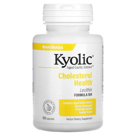 Kyolic
Aged Garlic Extract™, with Lecithin, Cholesterol Health, 100 Capsules