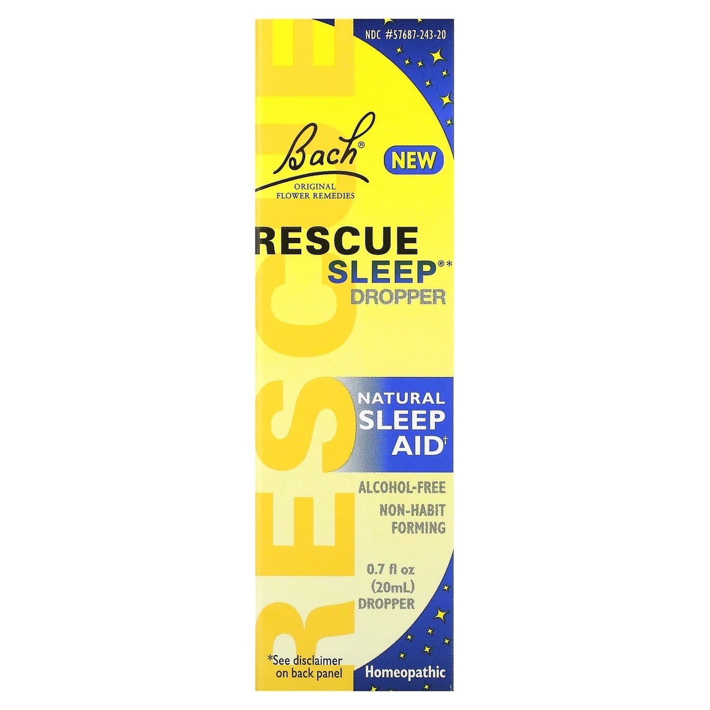 Bach
Original Flower Remedies, Rescue Sleep Dropper, Natural Sleep Aid, 0.7 fl oz (20 ml)