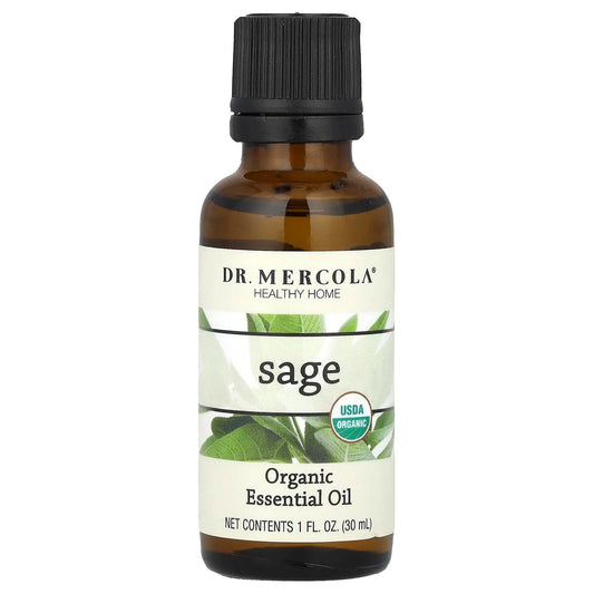 Pre-Order | Arrives in 5–10 Days – Dr MercolaOrganic Essential Oil, Sage, 1 oz (30 ml)
4.8
4