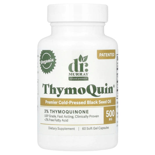 Pre-Order | Arrives in 5–10 Days – Dr. Murray's
ThymoQuin®, 500 mg, 60 Soft Gel Capsules