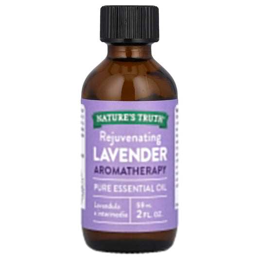 Nature's Truth
Pure Essential Oil, Rejuvenating Lavender, 2 fl oz (59 ml)