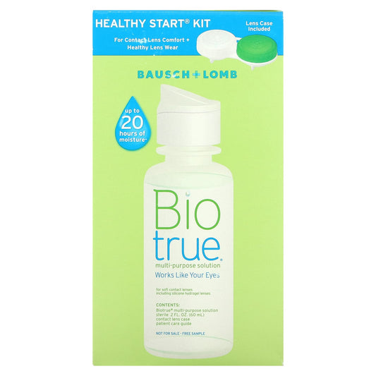 Pre-Order | Arrives in 5–10 Days – Biotrue
Multi-Purpose Solution, Healthy Start Kit, 1 Kit