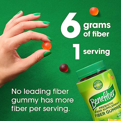 Pre-Order | Arrives in 5–10 Days – Benefiber Prebiotic Fiber Supplement Gummies for Digestive Health, Assorted Fruit Flavor - 81 Count