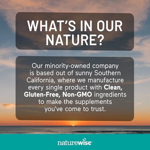NatureWise Multivitamin for Women + Stress Support with Organic Whole Foods & Natural Minerals - B-Complex + Vitamin C + D3 K2 for Immunity, Hair, Skin & Nails - Non-GMO - 60 Capsules[30-Day Supply]