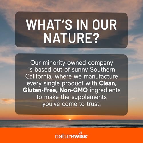 NatureWise Turmeric Curcumin 500mg with Black Pepper Softgels - Extra Strength, Enhanced Absorption - 95% Curcuminoids & BioPerine for Immune Support - Gluten-Free, Non-GMO - 30 Count[1-Month Supply]