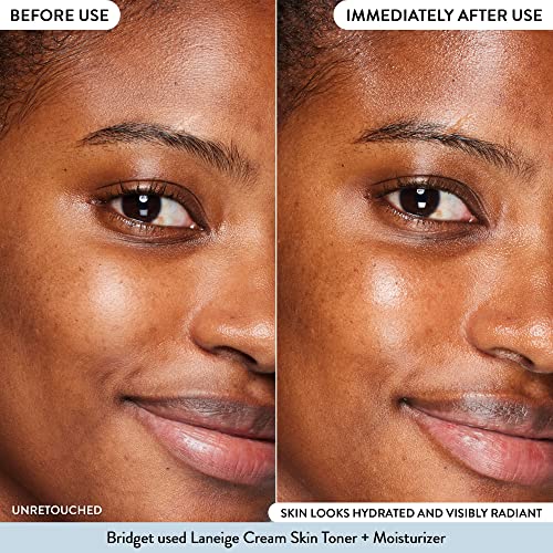 LANEIGE Mini Cream Skin Toner & Moisturizer: 2-in-1 Amino Acid Rich Liquid, Soothe, Hydrate, and Strengthen Skin's Moisture Barrier, 1.6 fl. oz.