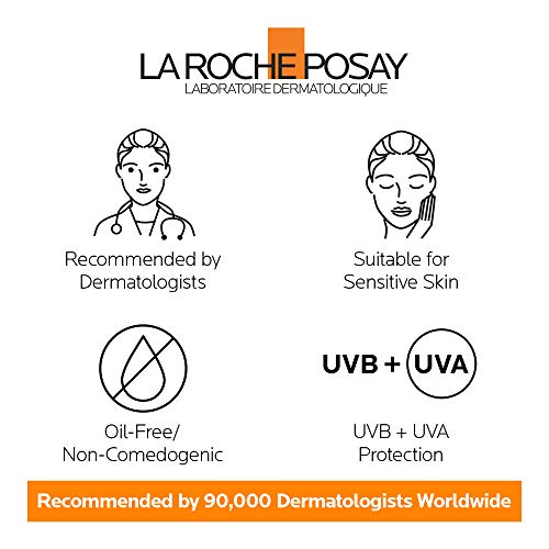 La Roche-Posay Anthelios Ultra Fluid Body Sunscreen Broad Spectrum SPF 50+, Reef Safe, Non-Greasy Matte Finish, 80 Min Water & Sweat Resistant, Fragrance Free, Dermatologist Recommended, 125ML, White