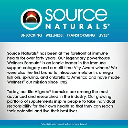 "Source Naturals Wellness Immune Chewable, Great-Tasting Defense Complex*, 120 Wafers"